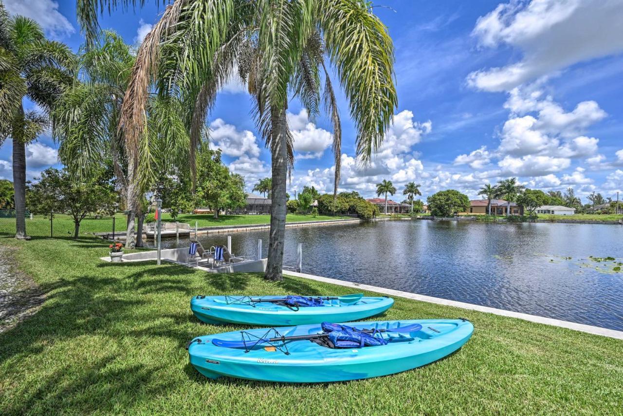 Pet-Friendly Escape With Dock And Kayaks In Cape Coral Villa ภายนอก รูปภาพ